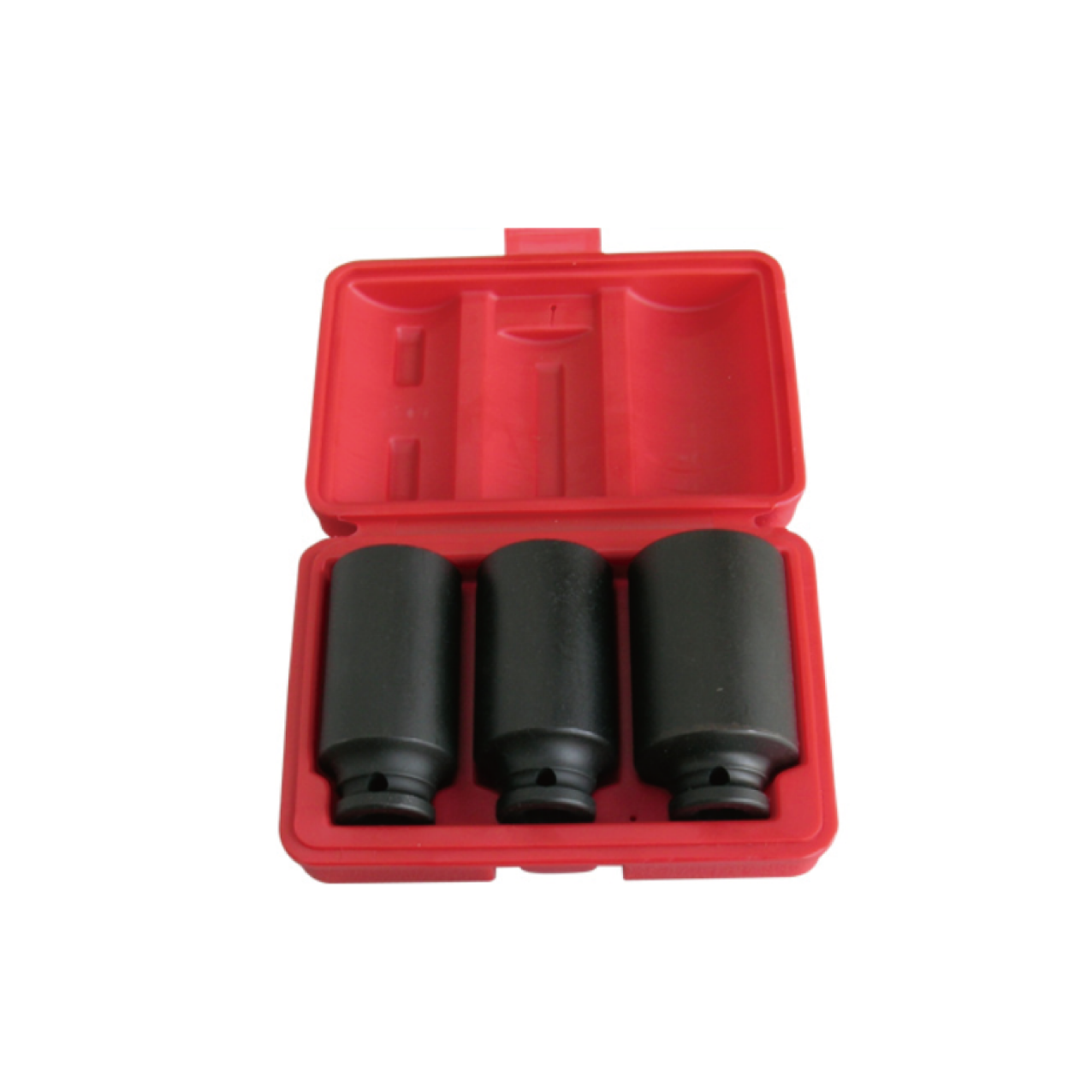  3pcs 1/2" Dr. Shaft Impact Deep Socket Set